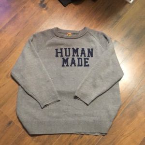 Human Made grey knit sweater